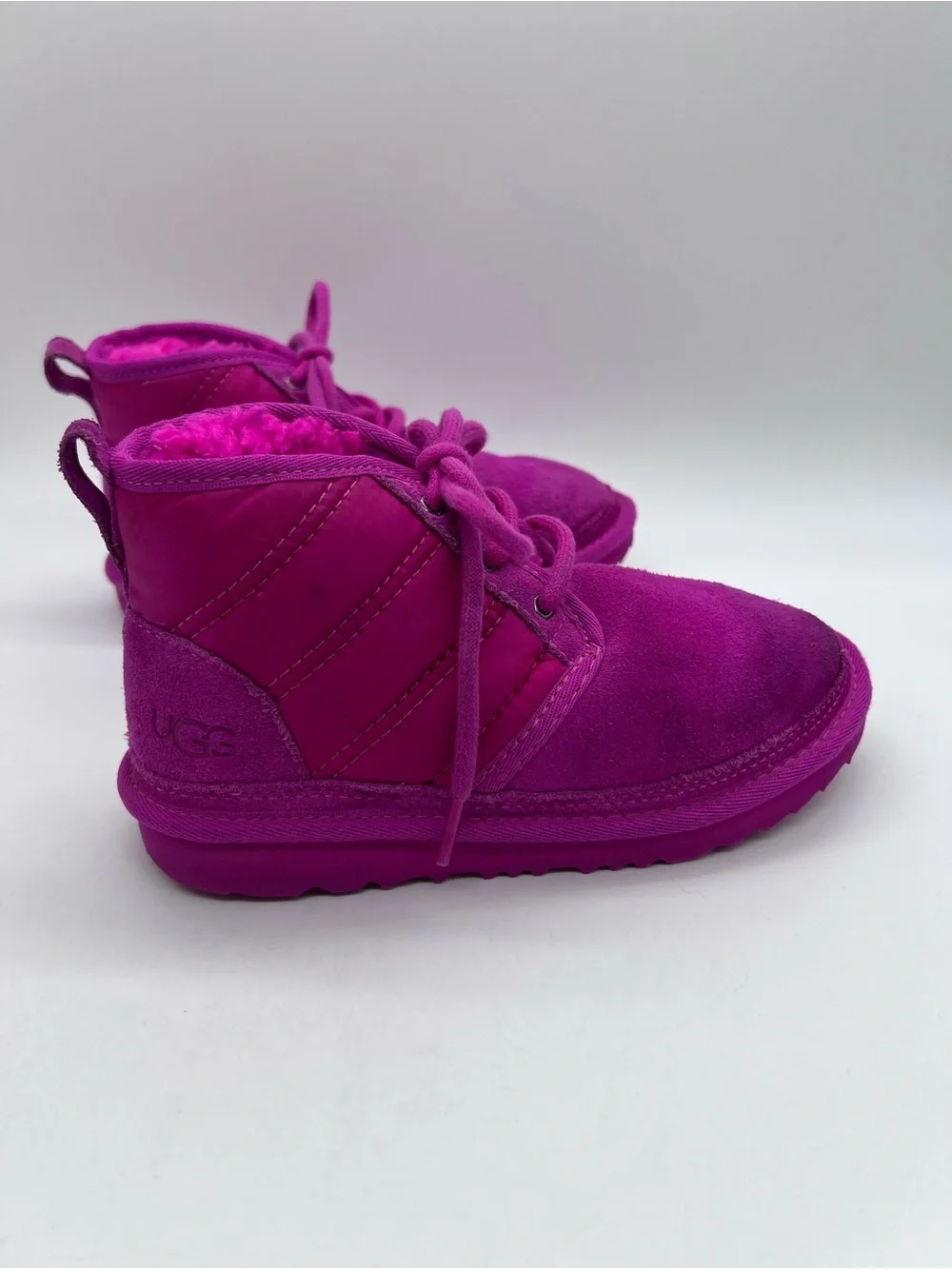 UGG Neumel II LTA Hot Pink Suede Bootie Unisex Size Little Kids 1